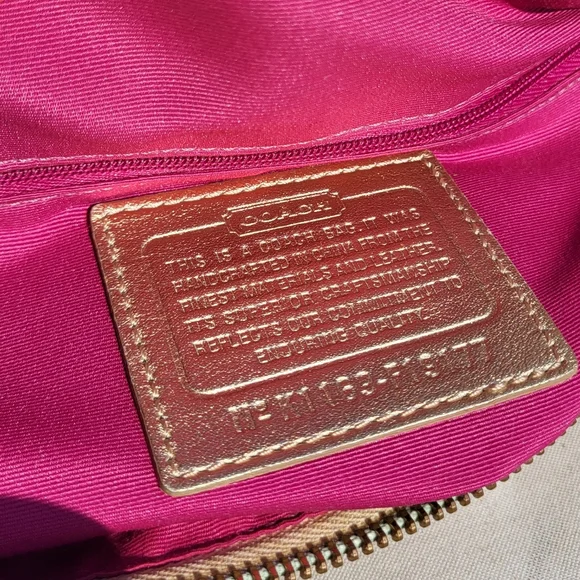 Coach Peyton Tattersall Plaid Satchel F19177 Shoulder Bag Purse - Picture 14 of 14